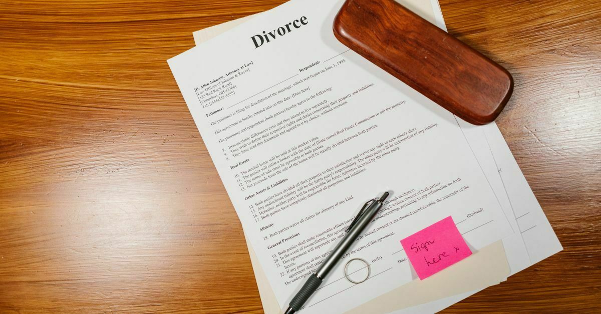 divorce paper