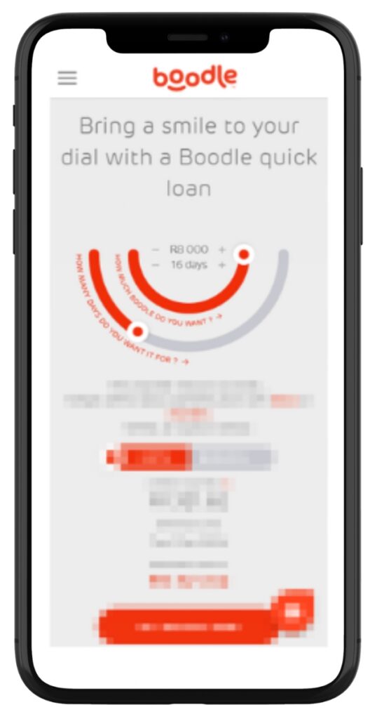 Simulation of a Loan at Boodle