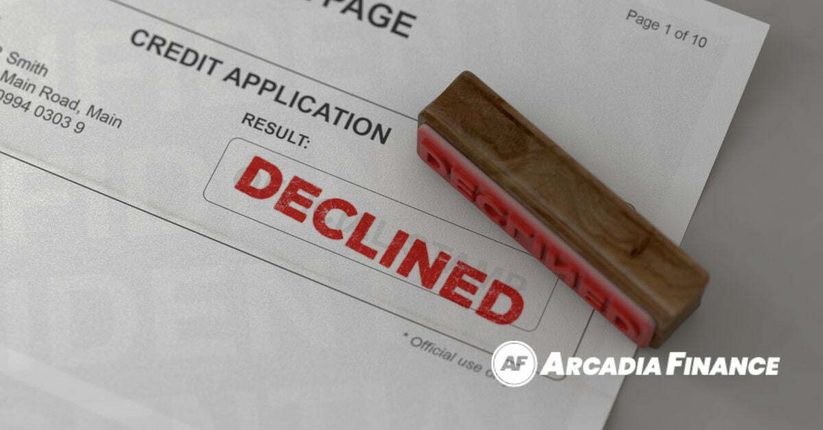 Why Your Personal Loan Was Declined