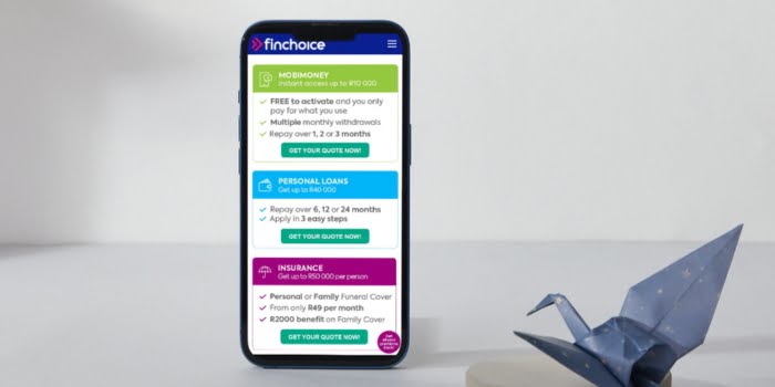 FinChoice Loan on Mobile