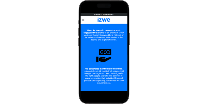 Izwe Loan on Mobile