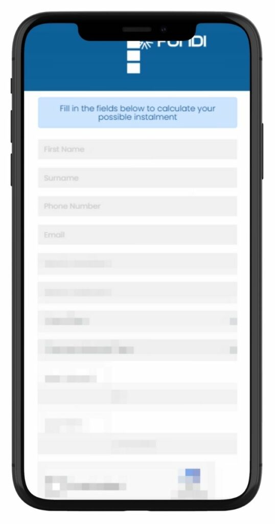 FUNDI loan application 