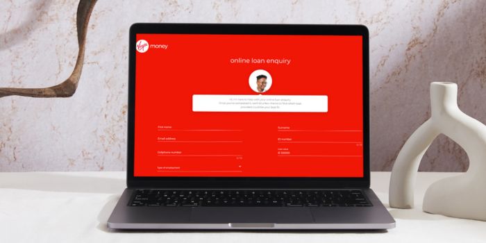 Online loan inquiry in Virgin Money