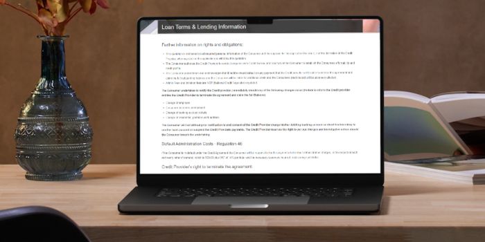 Ezi Finance Loan Terms