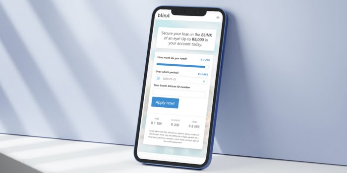 BlinkFinance Loan on Mobile