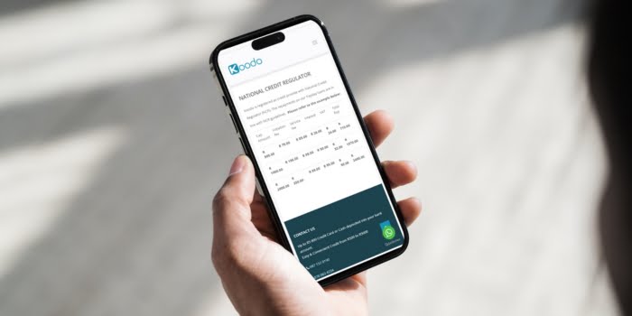 Koodo Loan on Mobile