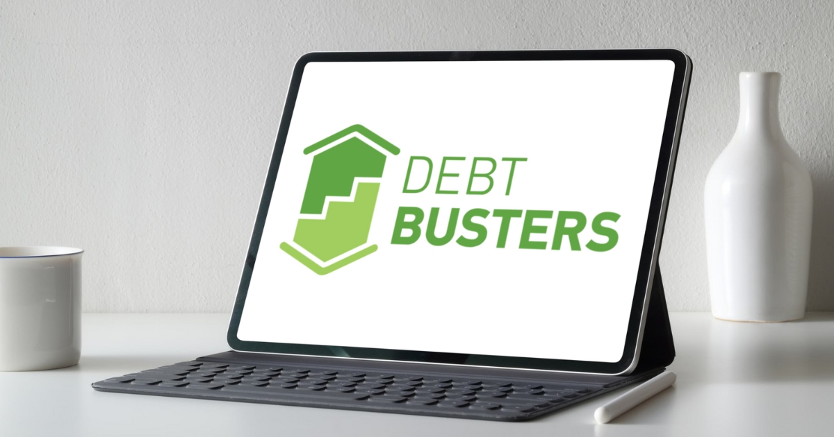 Debtbusters logo