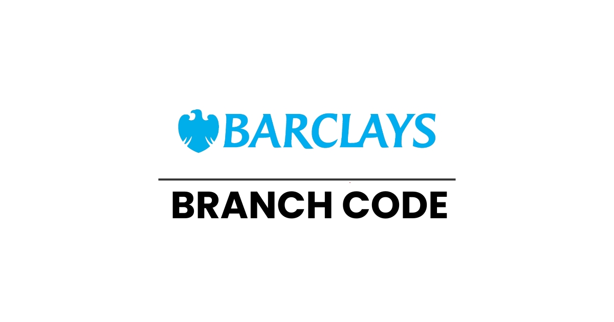 Barclays Bank Branch Code