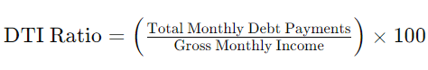 Debt-to-Income Ratio Calculation