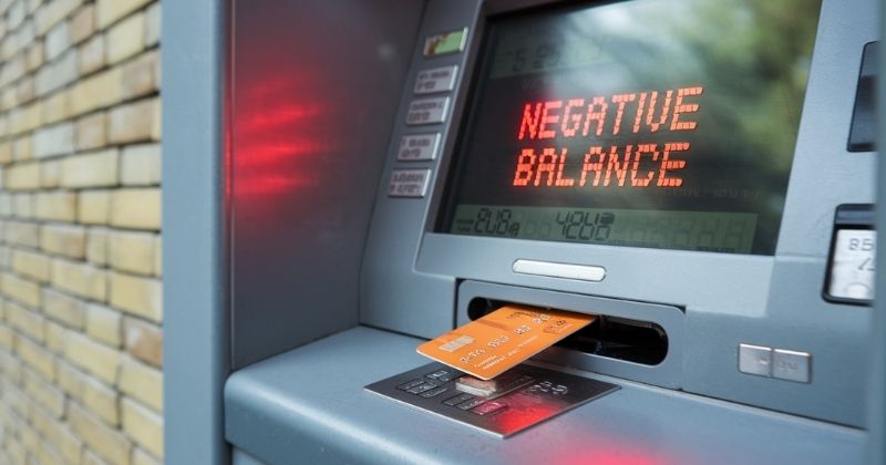 Negative Bank Balance