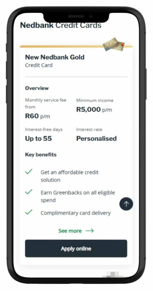 Simulation of a Credit Card at Nedbank