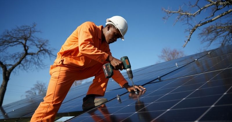 Poor solar installation